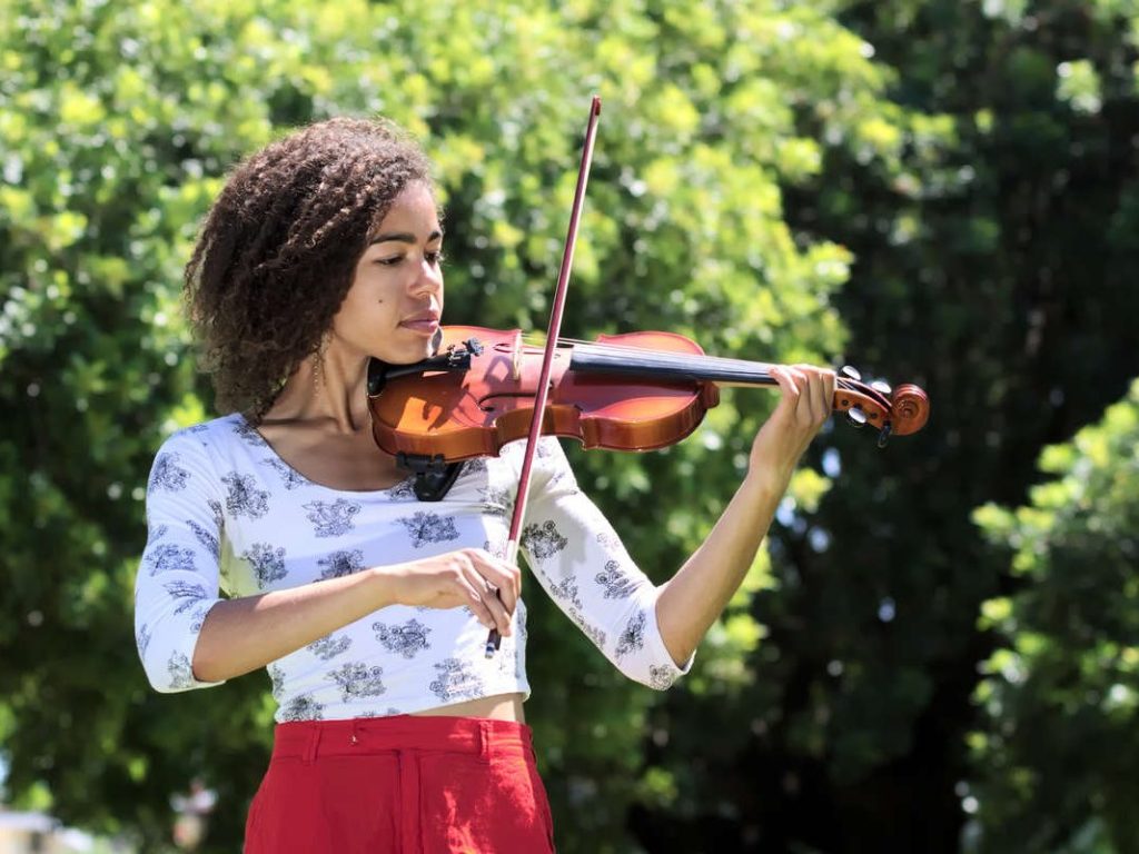 young violinist